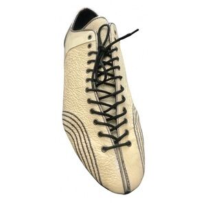 Italian Shoemakers Cream and Black Men's Loafers